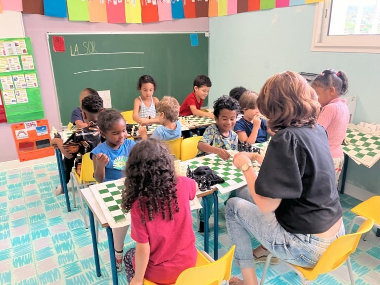 Des professeurs apprennent le jeu d’échecs