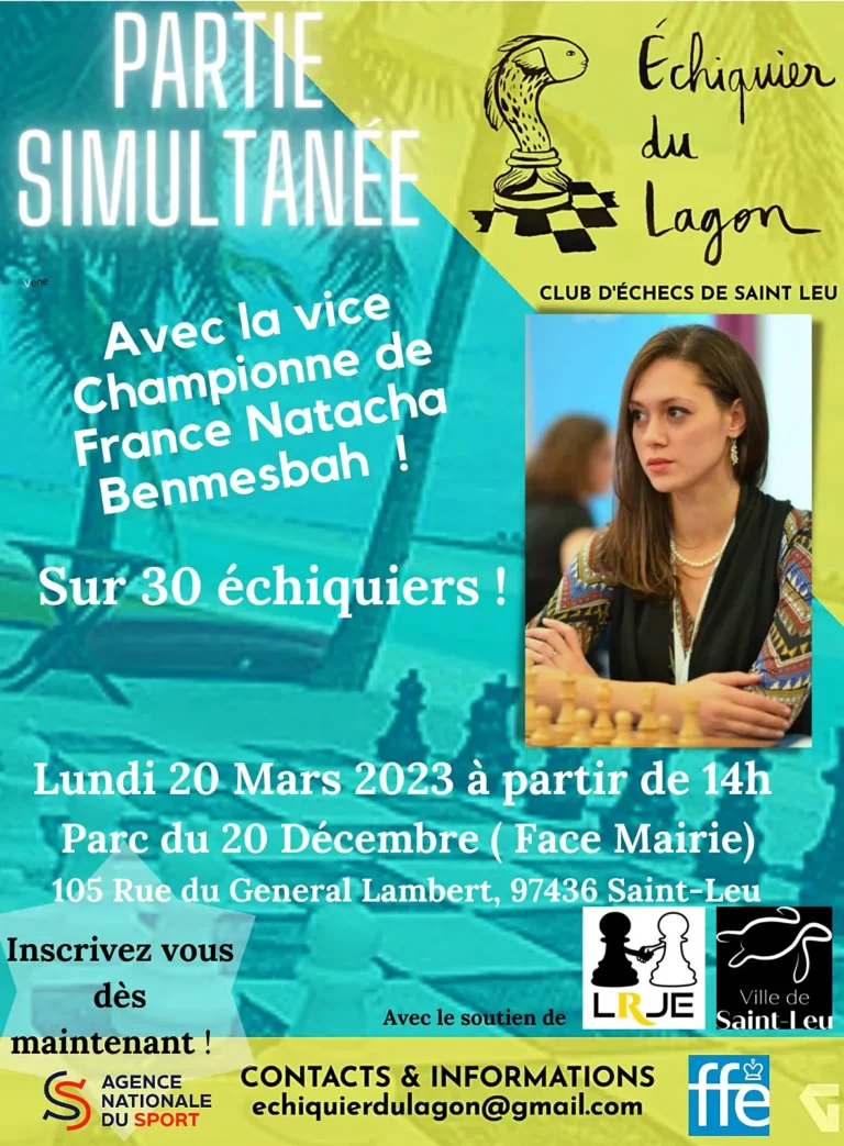 Affiche de la simultanée avec Natacha Benmesbah en 2023
