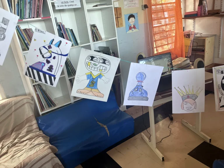 Exposition de dessins de pièces d’échecs