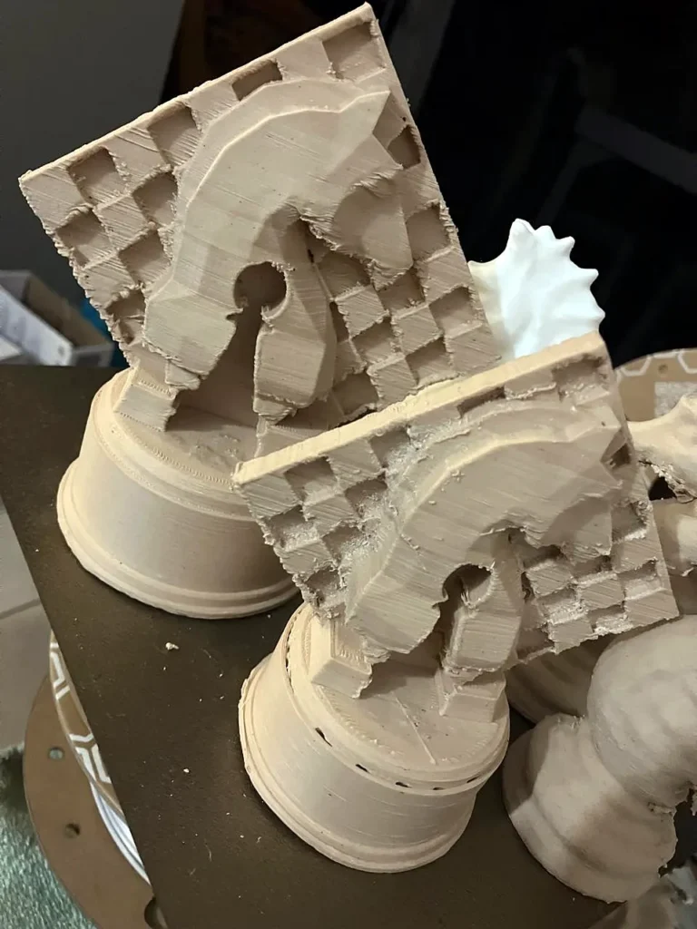 Trophées 3D cavalier sur échiquier